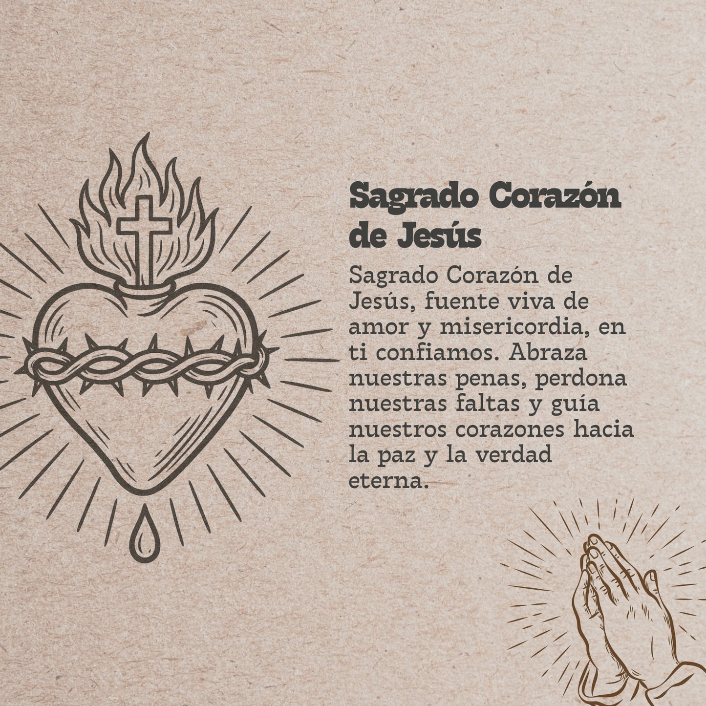 Pulsera Hilo Encerado con CORAZON DE JESUS color Plateado
