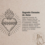Colgante Acero CORAZON DE JESUS color Plateado - cotigo