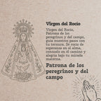 Pulsera 7 Nudos Virgen del Rocío Medalla Acero Dorado - cotigo