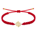 Pulseira Destiny Thread com bússola em ouro rosa e aço