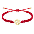 Pulsera Hilo Destino Mapa del Mundo Acero