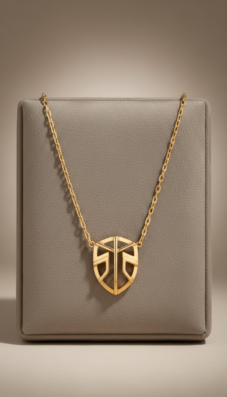 Collar guardián en oro 18K