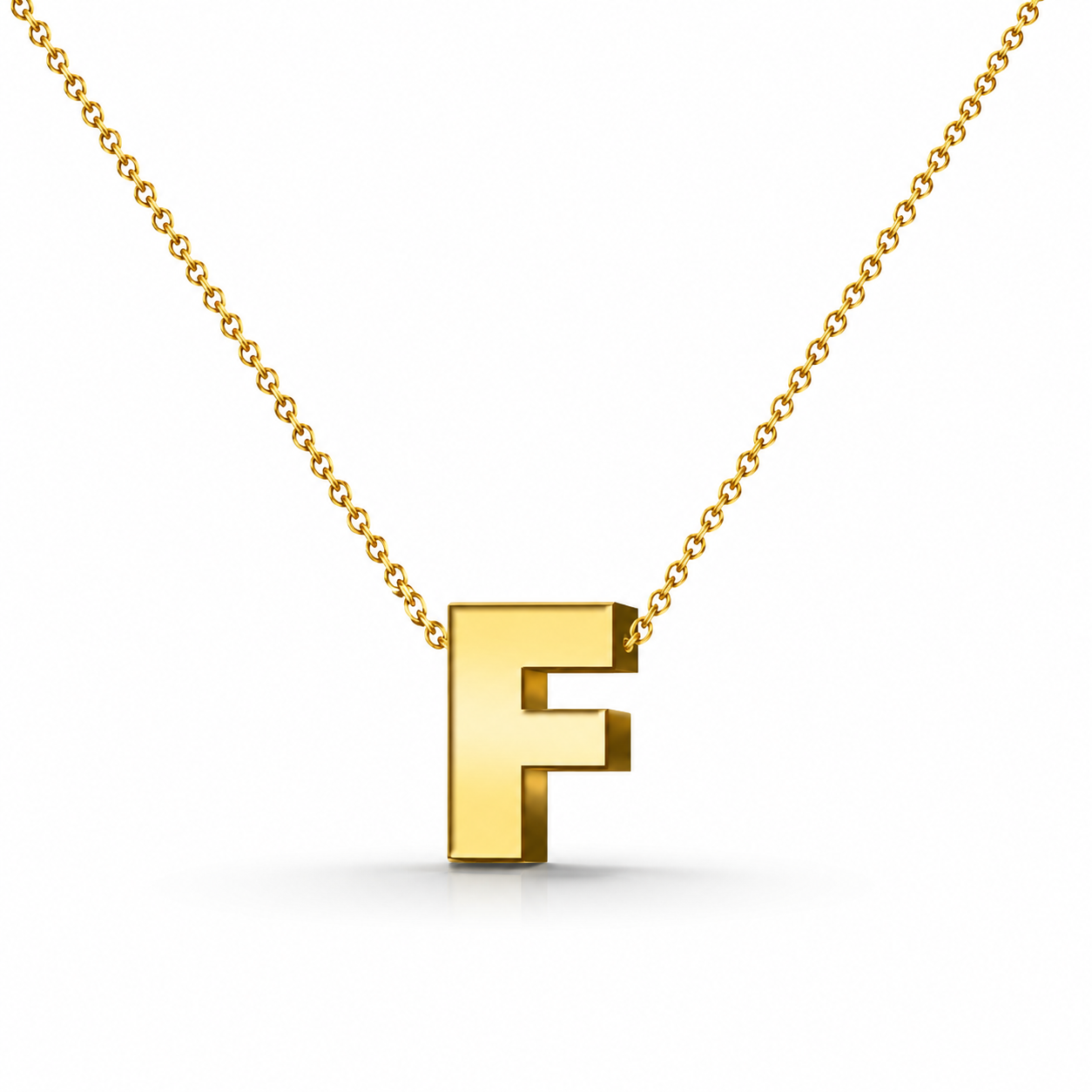 Collar Letra Inicial Dorado