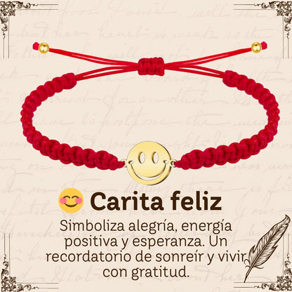 Pulsera Hilo Destino Roja Hecho a Mano 🧵 con Amuleto de Suerte y Protección 🍀 en Acero Inoxidable 💎