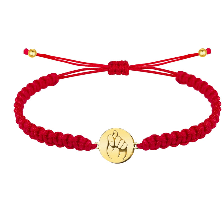 Pulsera Hilo Destino Higa Acero