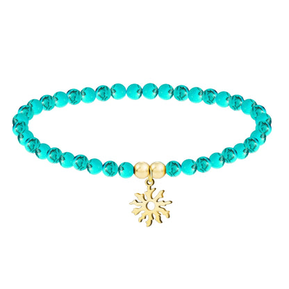 Pulsera tuquesa -EGUZKILORE-Dorado