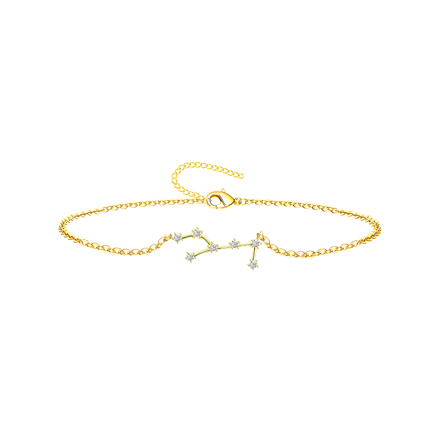 Pulsera Mapa Zodíaco en Acero Dorado