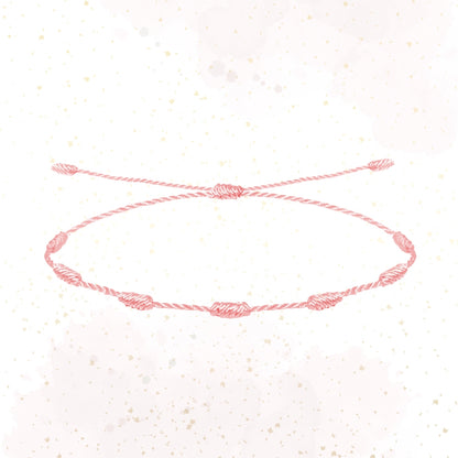 ✨ 6 Pulseras 7 Nudos Hecha a Mano 🌈 Varios Colores con Significado Especial 💫 Incluye Tarjeta Diseñada 🎁 Amuleto de Protección y Suerte 🍀