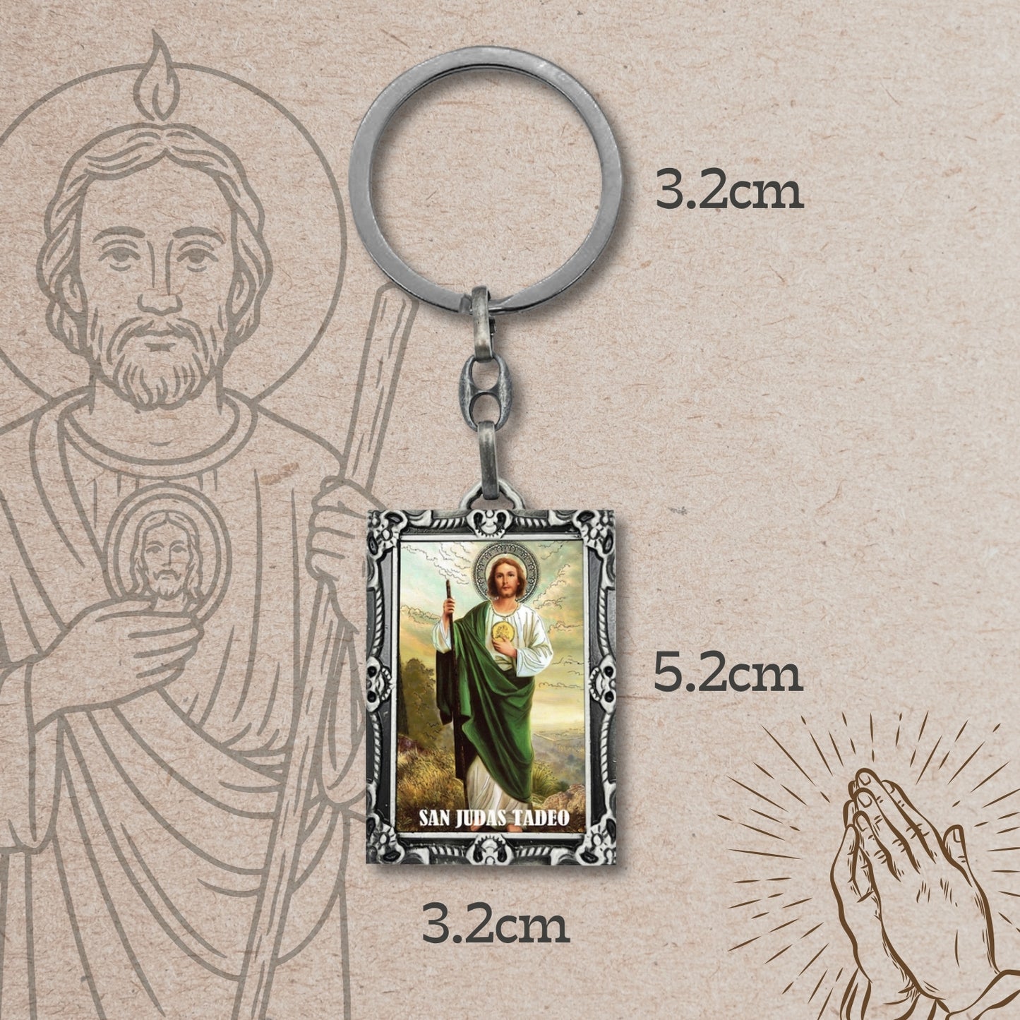 Chaveiro SAINT JUDE THADEO