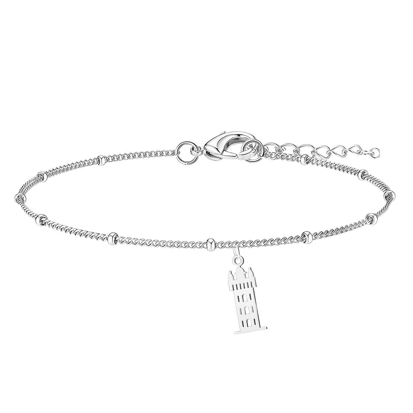 Pulsera de la Giralda en Acero Plateado