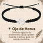Pulsera Hilo Destino Hecho a Mano 🧵 con Amuleto de Suerte y Protección 🍀 en Acero Inoxidable 💎 - cotigo