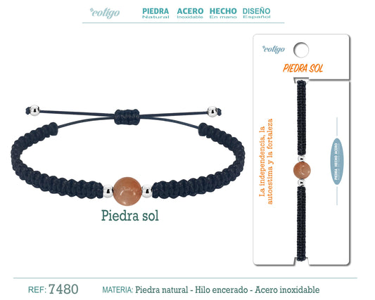 Pulsera Hilo con Piedra natural
