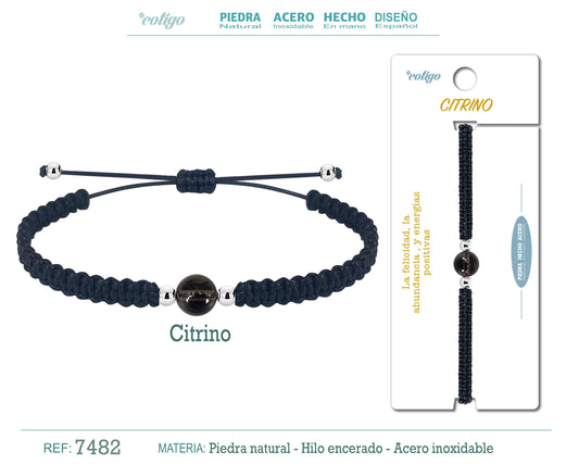 Pulsera Hilo con Piedra natural