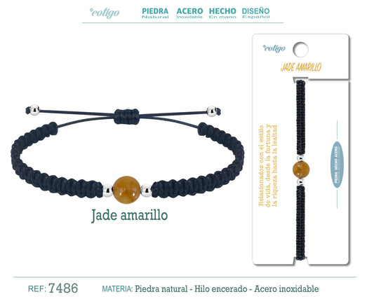 Pulsera Hilo con Piedra natural