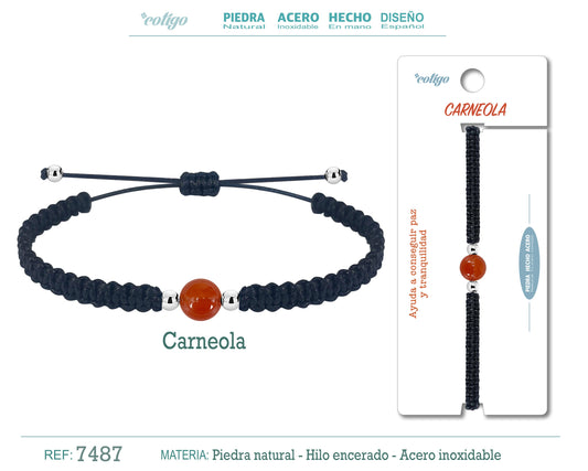 Pulsera Hilo con Piedra natural