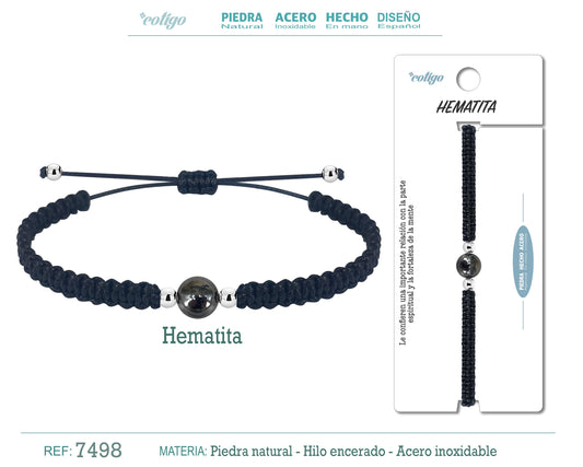Pulsera Hilo con Piedra natural