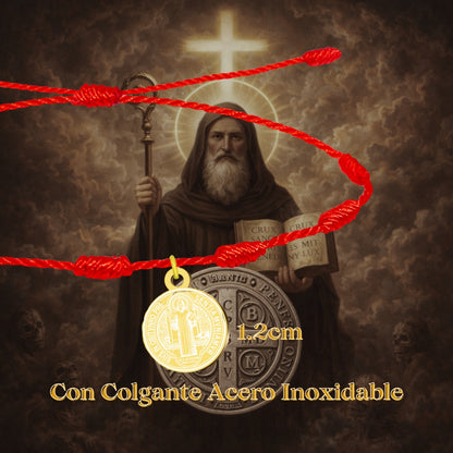 Pulseira San Benito 7 nós na cor ouro