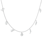 Collar 7 Islas Canarias con Nombres de Acero