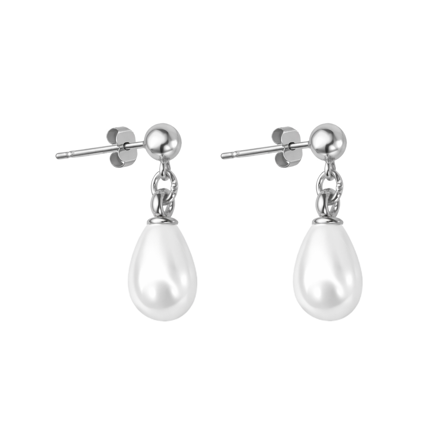 Pendientes de Perlas en Forma de Lágrima