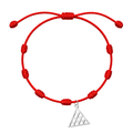 Pulsera 7 Nudos Pintadera Canaria Triangular