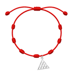 Pulsera 7 Nudos Pintadera Canaria Triangular