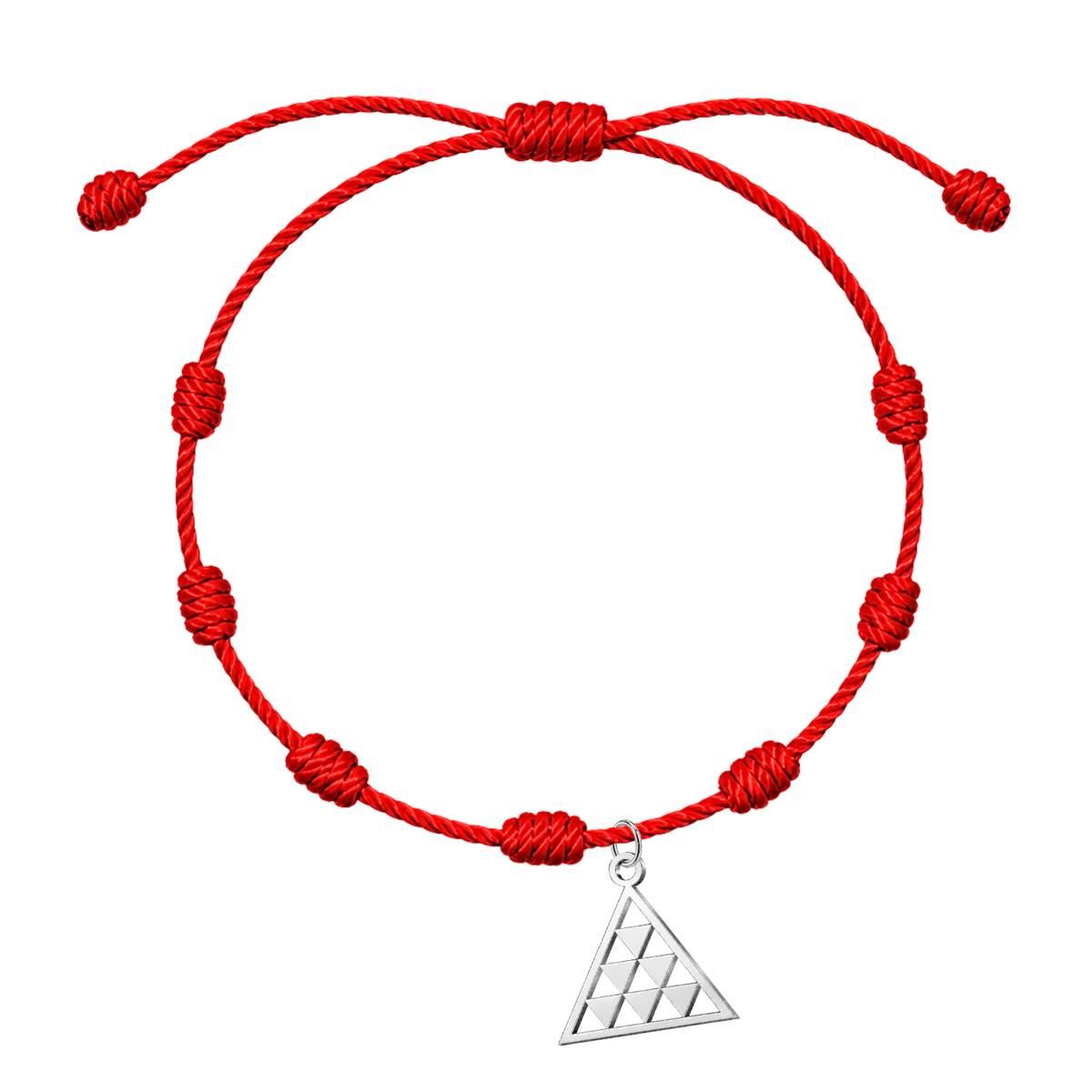 Pulsera 7 Nudos Pintadera Canaria Triangular