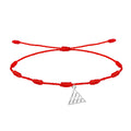 Pulsera 7 Nudos Pintadera Canaria Triangular - cotigo