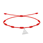 Pulsera 7 Nudos Pintadera Canaria Triangular - cotigo