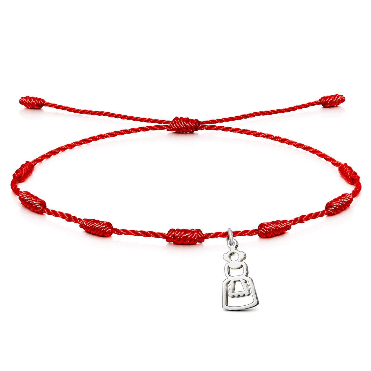 Pulsera 7 Nudos con Fallera en Acero cotigo