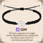 Pulsera Hilo Destino Hecho a Mano 🧵 con Amuleto de Suerte y Protección 🍀 en Acero Inoxidable 💎 - cotigo