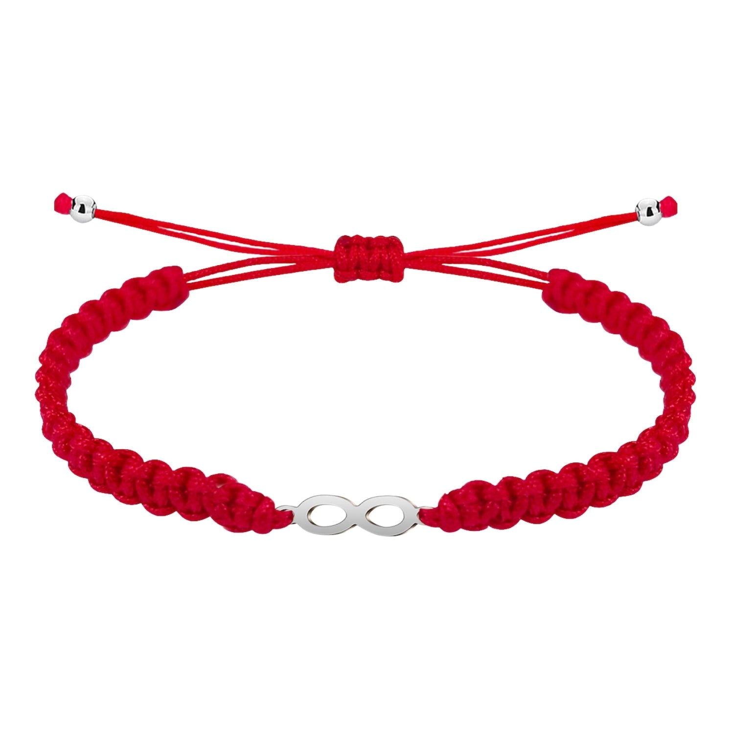 Pulsera Infinito Hilo Trenzado Acero