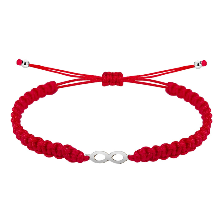 Pulsera Infinito Hilo Trenzado Acero