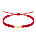 Pulsera Infinito Hilo Trenzado Acero