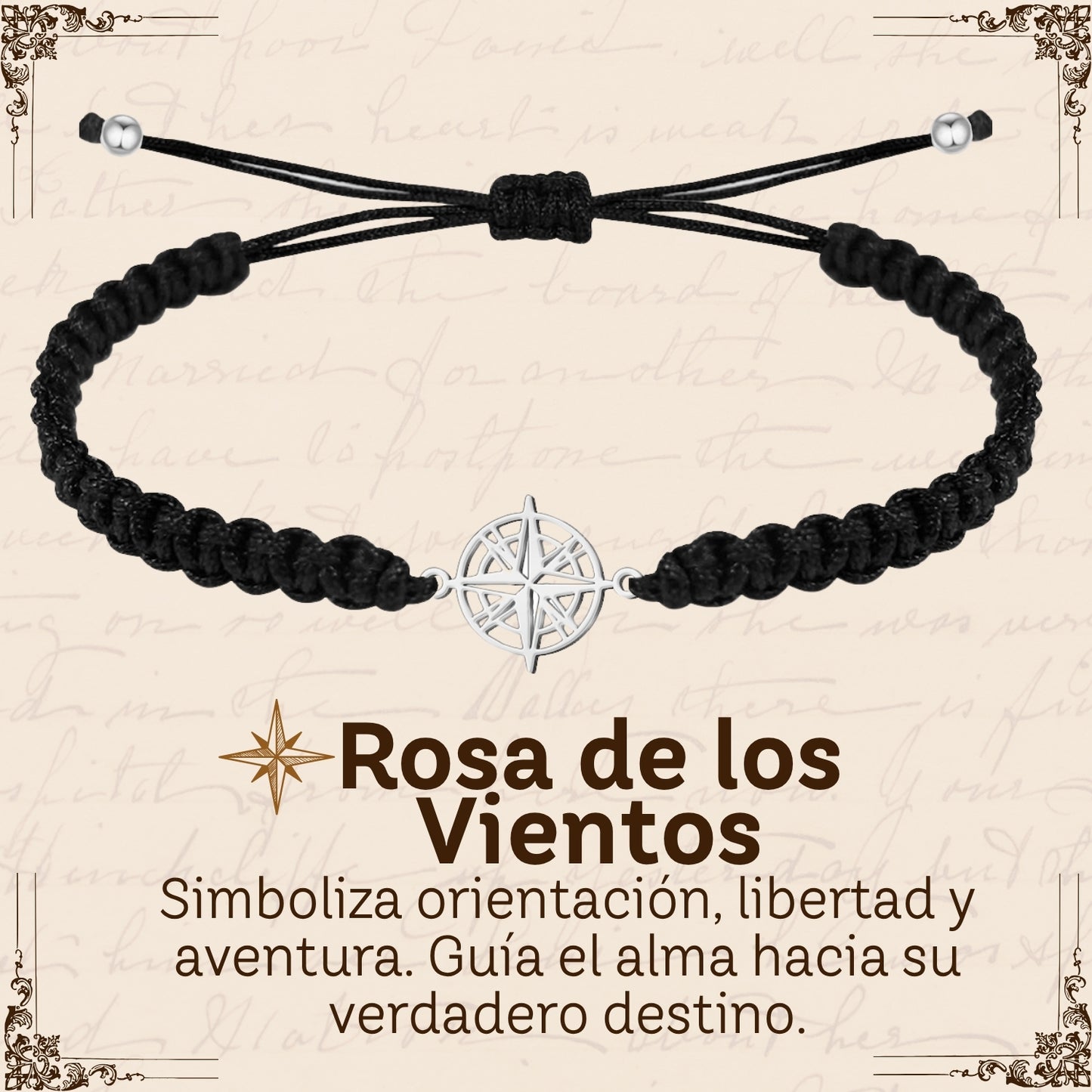 Pulsera Hilo Destino Hecho a Mano 🧵 con Amuleto de Suerte y Protección 🍀 en Acero Inoxidable 💎