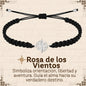 Pulsera Hilo Destino Hecho a Mano 🧵 con Amuleto de Suerte y Protección 🍀 en Acero Inoxidable 💎 - cotigo