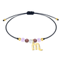Pulsera de Piedra Natural con Colgante de Zodíaco