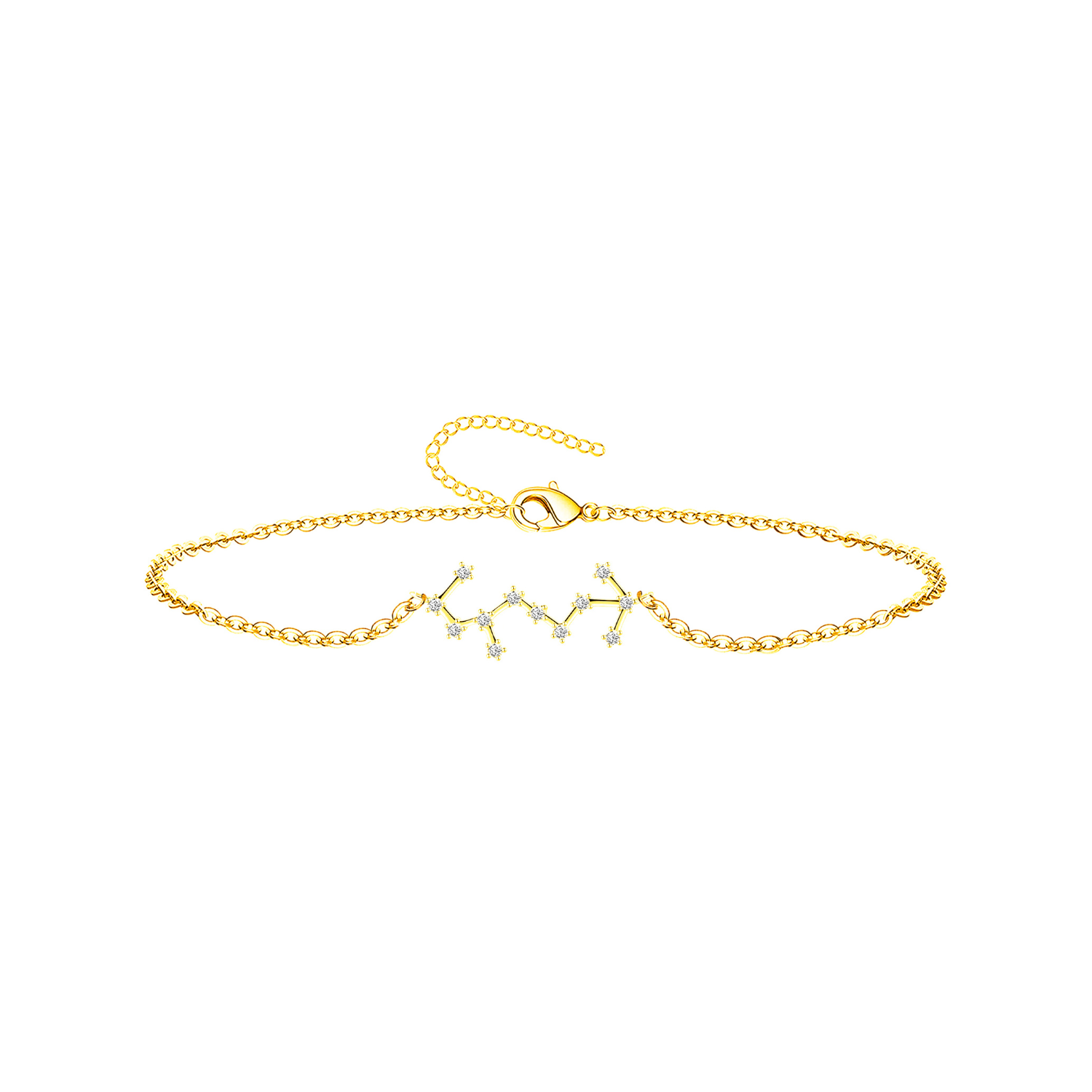 Pulsera Mapa Zodíaco en Acero Dorado