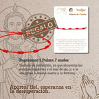 Pulsera Hilo Encerado con SAN JUDAS TADEO color Dorado - cotigo