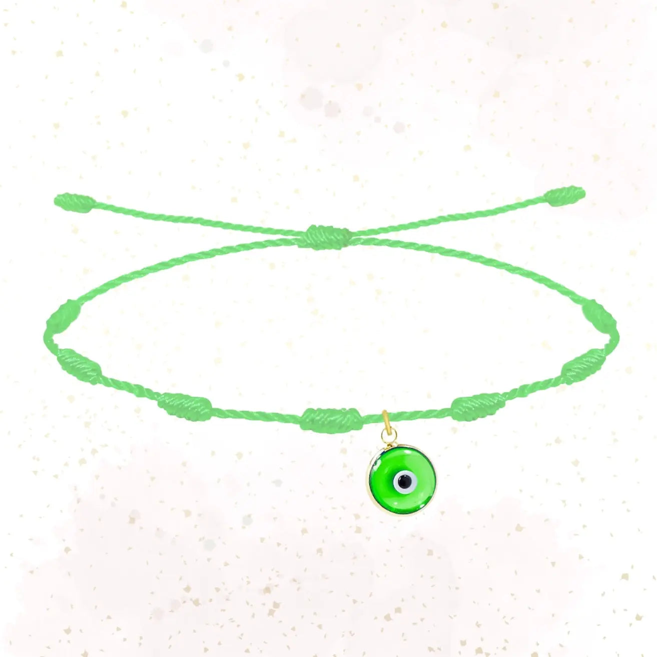 ✨6 Pulseras 7 Nudos con Ojo de Turco 🧿 Hecha a Mano 🌈 Varios Colores con Significado Especial 💫 Incluye Tarjeta Diseñada 🎁 Amuleto de Protección y Suerte 🍀 - cotigo