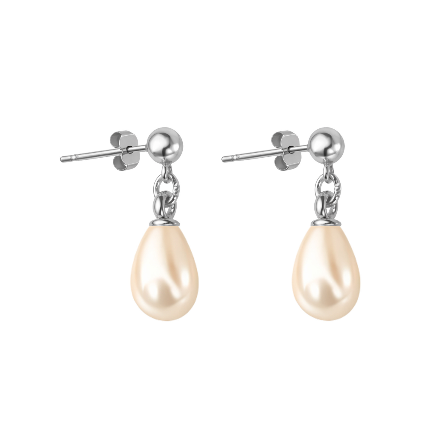 Pendientes de Perlas en Forma de Lágrima