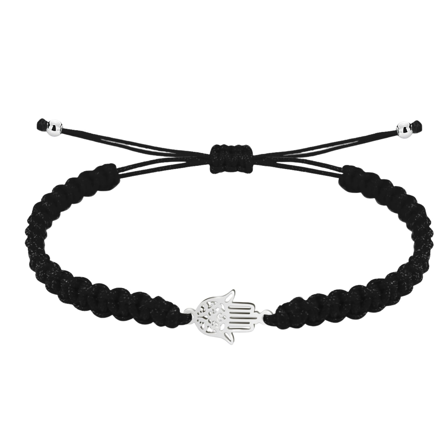Pulsera Hilo Encerado con Mano de Fátima