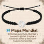 Pulsera Hilo Destino Hecho a Mano 🧵 con Amuleto de Suerte y Protección 🍀 en Acero Inoxidable 💎 - cotigo