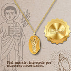 Colgante Acero SAN PANCRACIO color Dorado - cotigo