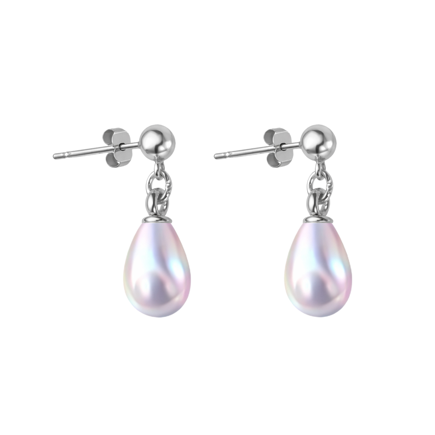 Pendientes de Perlas en Forma de Lágrima