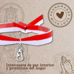 Pulsera Bandera de Cantabria con Virgen Bien Aparecida - cotigo