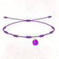 ✨6 Pulseras 7 Nudos con Ojo de Turco 🧿 Hecha a Mano 🌈 Varios Colores con Significado Especial 💫 Incluye Tarjeta Diseñada 🎁 Amuleto de Protección y Suerte 🍀 - cotigo
