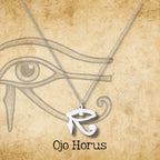 Colgante Ojo Horus Acero Plateado