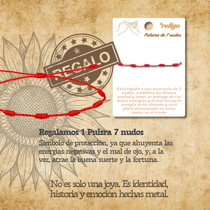 Pulsera tuquesa -EGUZKILORE-Plateado