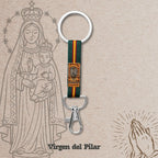 Llavero Virgen del Pilar "edición Guardia Civil" detalle