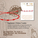 Llavero de Madera con SAN BENITO - cotigo